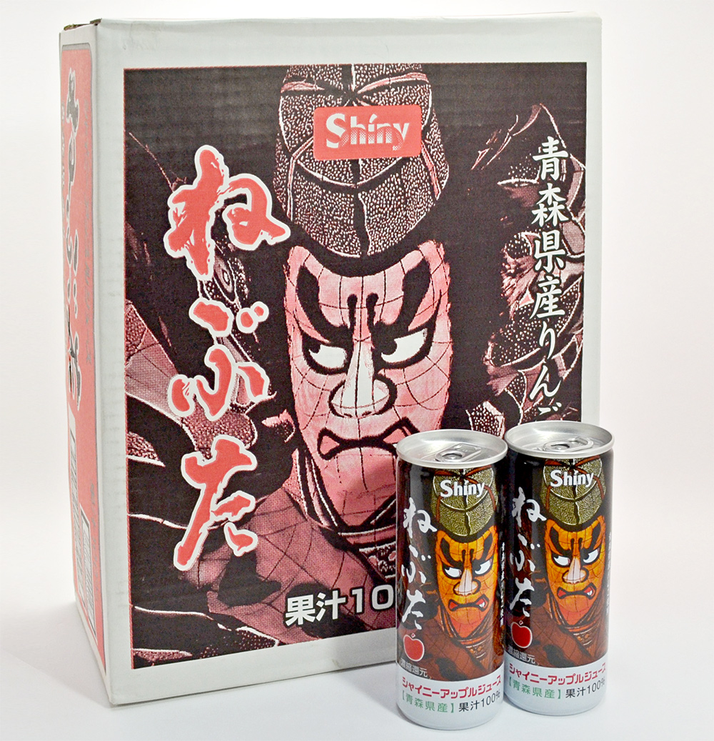 Shiny アップルジュース「ねぶた」（250ml×30本）