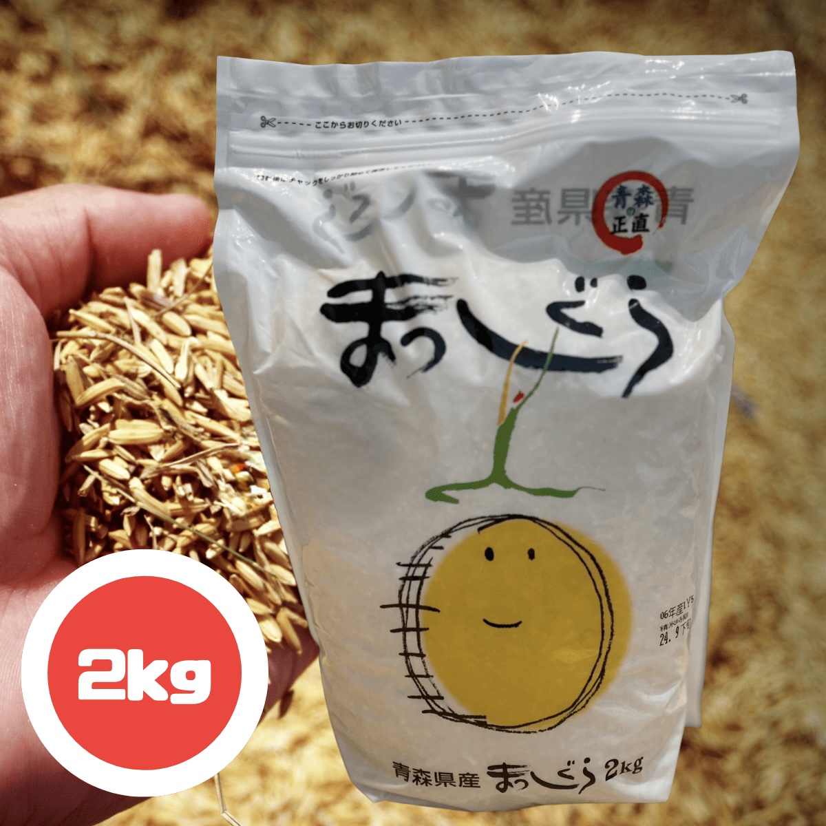 青森県産まっしぐら｜冷めてもおいしい！ツヤと旨みが自慢のブランド米【2kg/5kg/10kg】